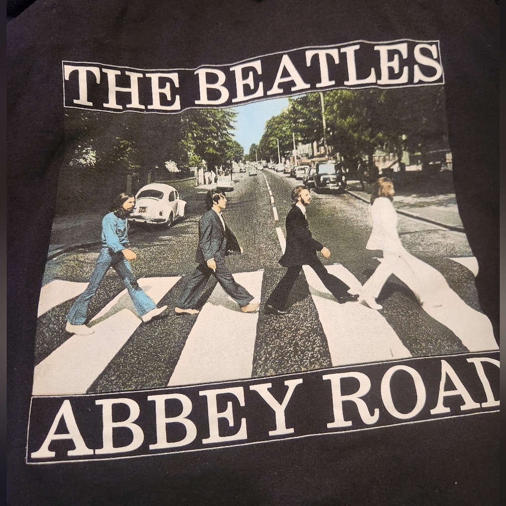 Unisex' The Beatles Abbet Road Album Cover T-shirt - Picture 3 of 5